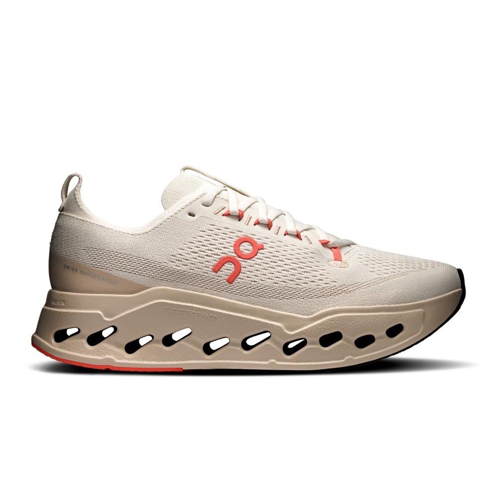 On Running Women's Shoes in Cream and Tan